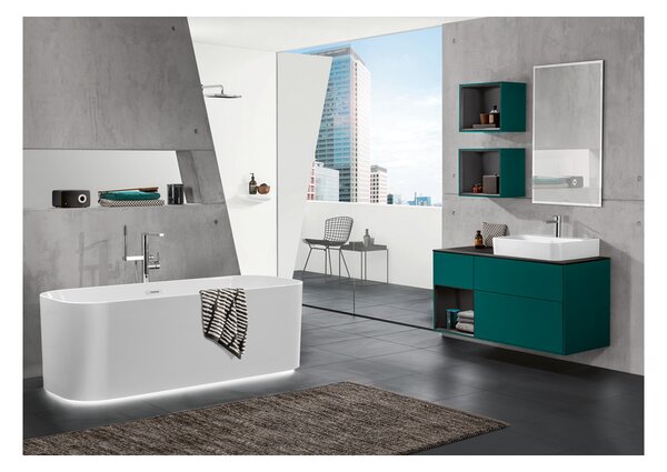 Villeroy & Boch Finion - Umývadlo 600x470 mm bez prepadu, alpská biela CeramicPlus 416861R1