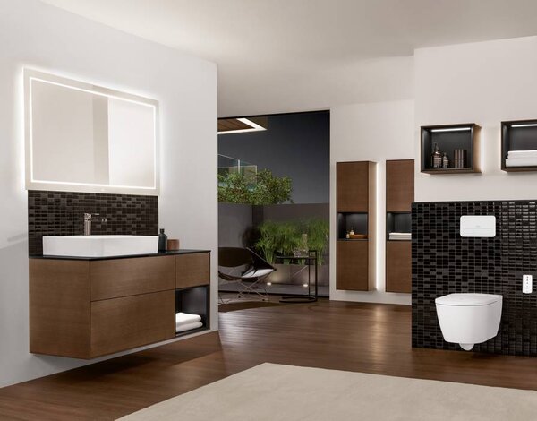 Villeroy & Boch Finion - Umývadlo 600x470 mm, brúsené bez prepadu, alpská biela CeramicPlus 41686LR1