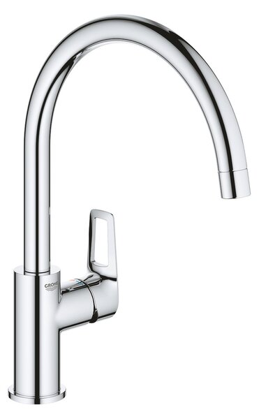 GROHE BauLoop - Páková drezová batéria, chróm 31368001