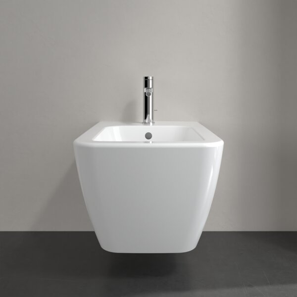 Villeroy & Boch Finion - Bidet závesný, alpská biela CeramicPlus 446500R1