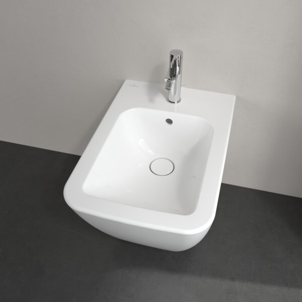 Villeroy & Boch Finion - Bidet závesný, alpská biela CeramicPlus 446500R1