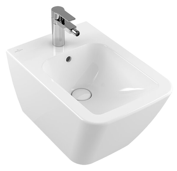 Villeroy & Boch Finion - Bidet závesný, alpská biela CeramicPlus 446500R1