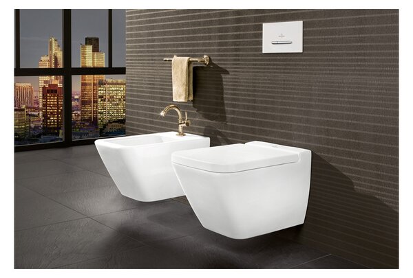 Villeroy & Boch Finion - Závesné WC, Rimless, alpská biela CeramicPlus 4664R0R1