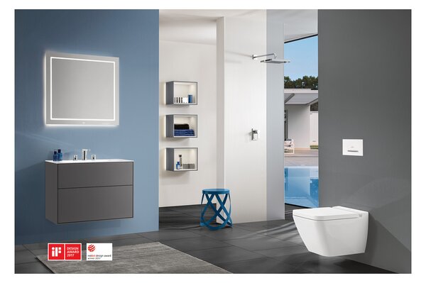 Villeroy & Boch Finion - Závesné WC, Rimless, alpská biela CeramicPlus 4664R0R1