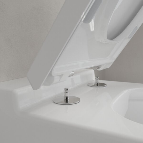 Villeroy & Boch Finion - Závesné WC, Rimless, alpská biela CeramicPlus 4664R0R1