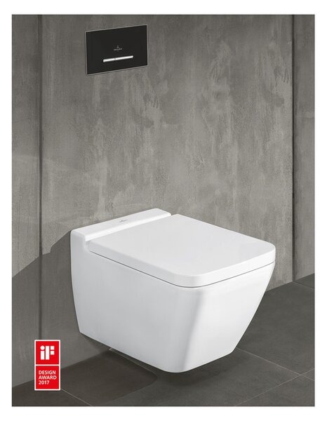 Villeroy & Boch Finion - Závesné WC, Rimless, alpská biela CeramicPlus 4664R0R1