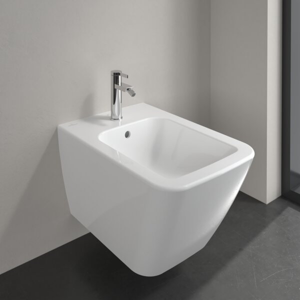 Villeroy & Boch Finion - Bidet závesný, alpská biela CeramicPlus 446500R1