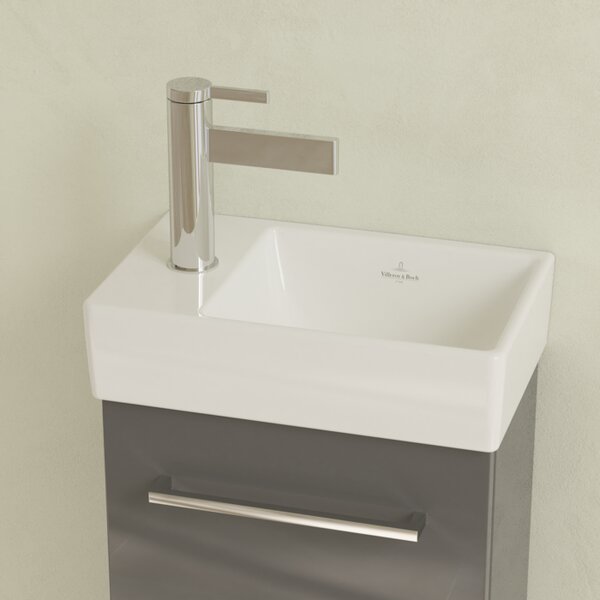 Villeroy & Boch Avento - Umývadielko 360x220 mm, bez prepadu, alpská biela 43003R01