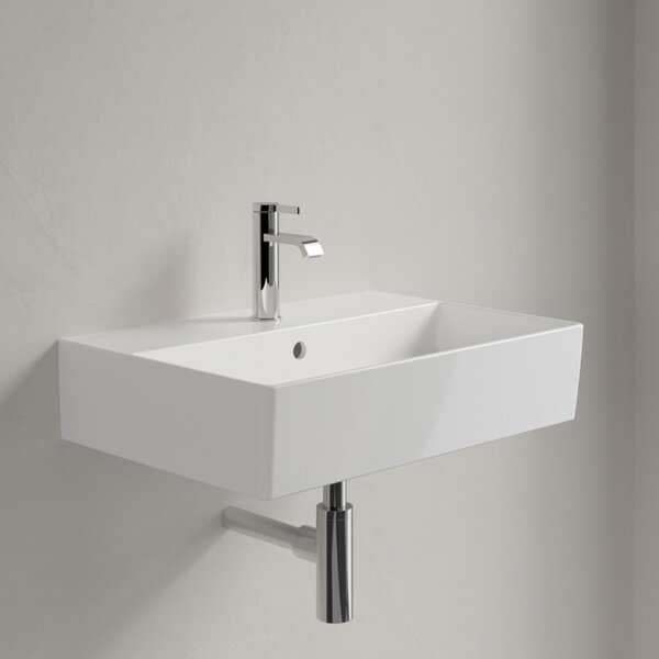 Villeroy & Boch Memento 2.0 - Umývadlo 600x420 mm, brúsené, s prepadom, alpská biela 4A226G01