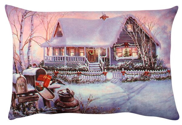 ASIR Dekoračný vankúš CHALUPA 33 cm bavlna/polyester