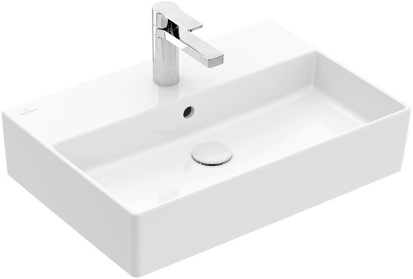Villeroy & Boch Memento 2.0 - Umývadlo 600x420 mm, brúsené, s prepadom, alpská biela 4A226G01