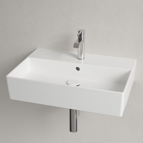 Villeroy & Boch Memento 2.0 - Umývadlo 600x420 mm, brúsené, s prepadom, alpská biela 4A226G01