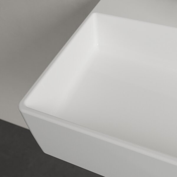 Villeroy & Boch Memento 2.0 - Umývadlo 600x420 mm, brúsené, s prepadom, alpská biela 4A226G01
