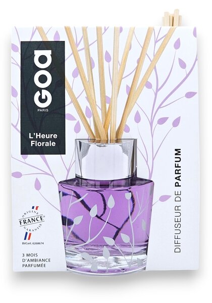 GOA aróma difuzér – L’HEURE FLORALE 200 ml | jemná svieža kvetinová vôňa