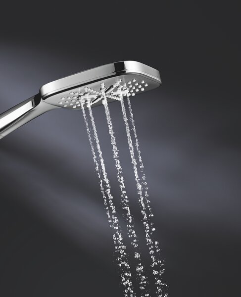 GROHE Rainshower SmartActive 130 Cube - Ručná sprcha s 3 prúdmi, chróm 26582000