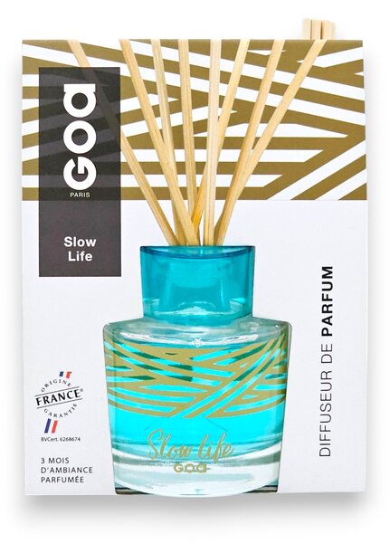 SLOW LIFE 200 ml | jemná relaxačná svieža vôňa | aróma difuzér GOA