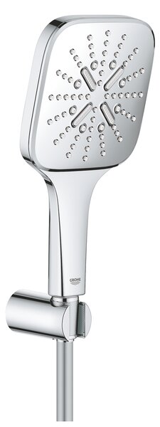 GROHE Rainshower SmartActive 130 Cube - Sprchový set pre upevnenie na stenu s 3 prúdmi, chróm 26589000