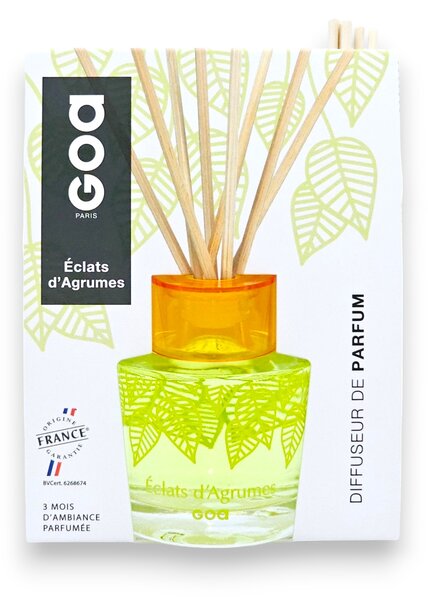 ÉCLAT D´AGRUMES 200 ml | svieža citrusová energizujúca vôňa | aróma difuzér GOA
