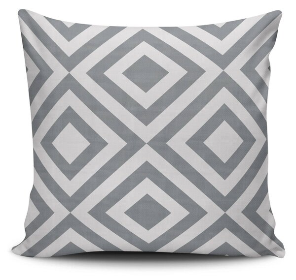 ASIR Dekoračný vankúš SIVÝ VZOR bavlna/polyester 43 cm