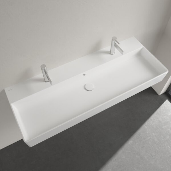 Villeroy & Boch Memento 2.0 - Umývadlo 1200x470 mm, s prepadom, alpská biela 4A22C401