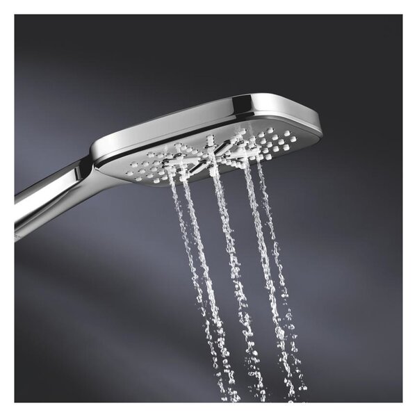 GROHE Rainshower SmartActive 130 Cube - Sprchová súprava, 3 prúdy, chróm 26583000