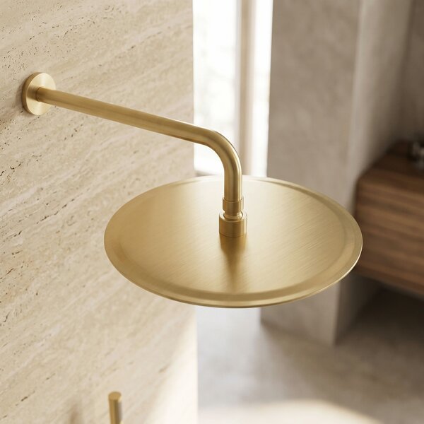 Okrúhla dažďová sprcha REA JS-P014BG 30cm Brush Gold