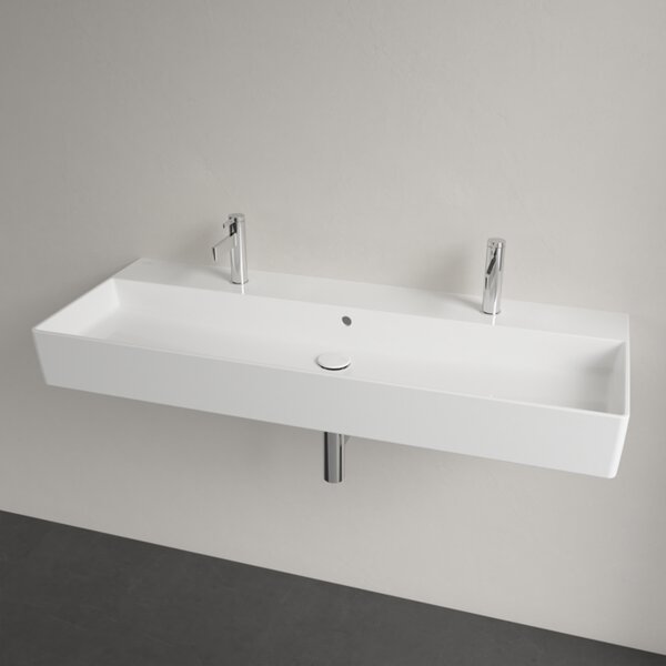 Villeroy & Boch Memento 2.0 - Umývadlo 1200x470 mm, s prepadom, alpská biela 4A22C401