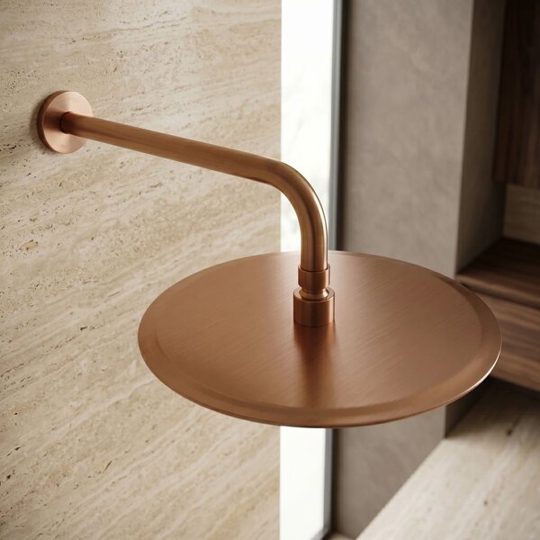 Okrúhla dažďová sprcha REA JS-P014BRG 30cm Brush Copper