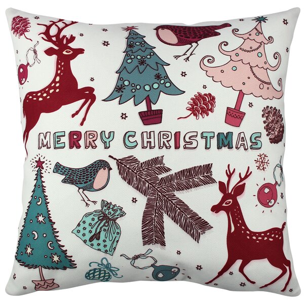 ASIR Vankúš VIANOČNÉ MOTÍVY 43 cm polyester-bavlna