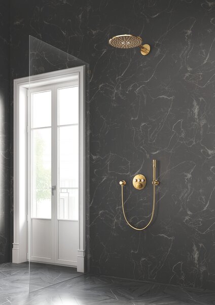 GROHE Rainshower SmartActive 310 - Hlavová sprcha, 2 prúdy, so sprchovým ramenom, Cool Sunrise 26475GL0