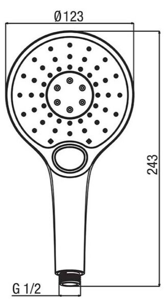 Grohe Lineare SET - Sprchový systém pod omietku, Lineare, páková batéria - kompletná sada, chróm