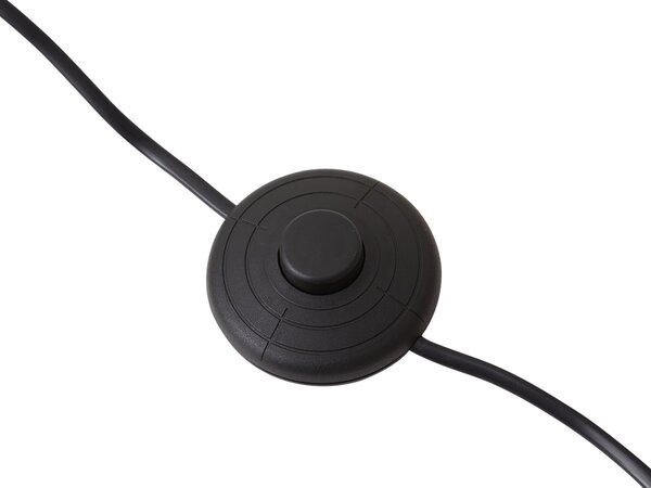 Moderná oblúková lampa béžová s mramorovým podstavcom - XXL