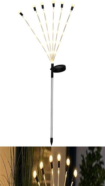 Lampa Strend Pro Garden Floro, solárna, 42xLED, 66 cm