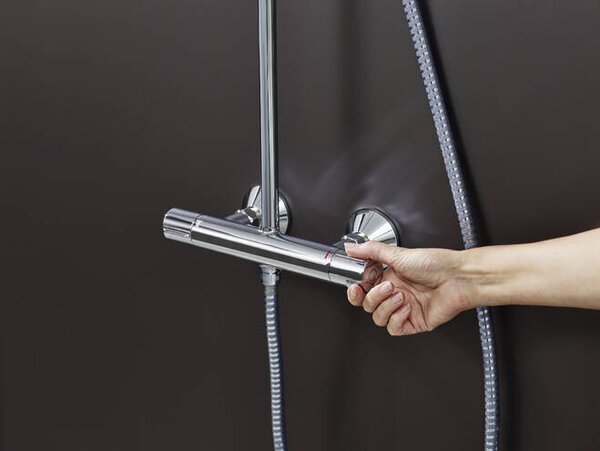 Hansgrohe Vernis Blend - Sprchový systém s termostatom 1jet, chróm 26276000