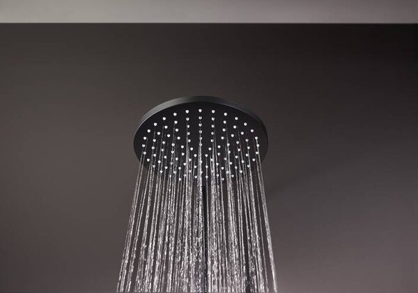 Hansgrohe Vernis Blend - Sprchový systém, termostatický, hlavová sprcha + ručná sprcha, čierna matná 26276670