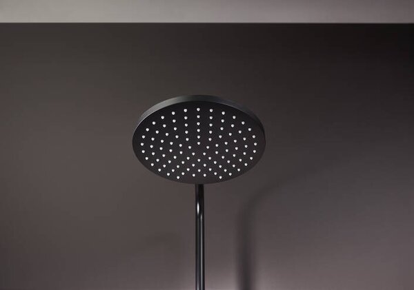 Hansgrohe Vernis Blend - Sprchový systém, termostatický, hlavová sprcha + ručná sprcha, čierna matná 26276670