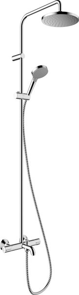 Hansgrohe Vernis Blend - Sprchový/vaňový systém, termostatický, hlavová sprcha + ručná sprcha, chróm 26274000