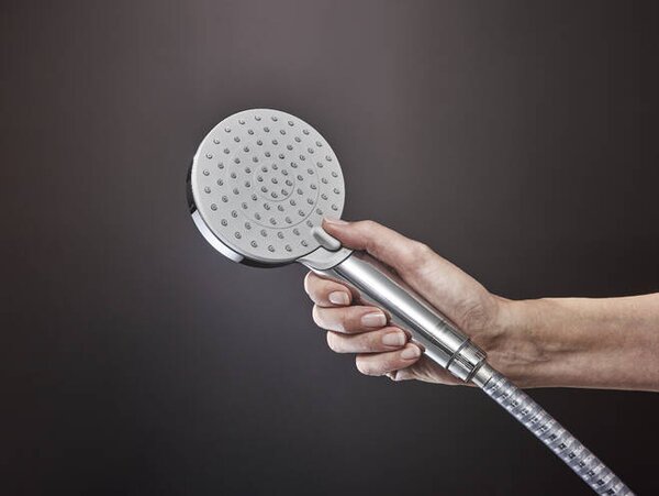 Hansgrohe Vernis Blend - Sprchový/vaňový systém, termostatický, hlavová sprcha + ručná sprcha, chróm 26274000