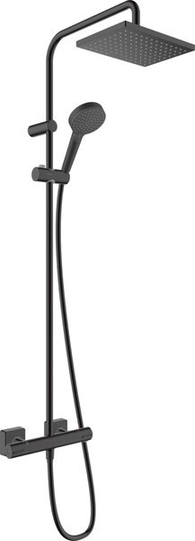 Hansgrohe Vernis Shape - Sprchový systém 230 1jet s termostatom, čierna matná 26286670