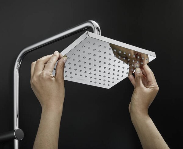Hansgrohe Vernis Shape - Sprchový systém 230 1jet s vaňovým termostatom, chróm 26284000
