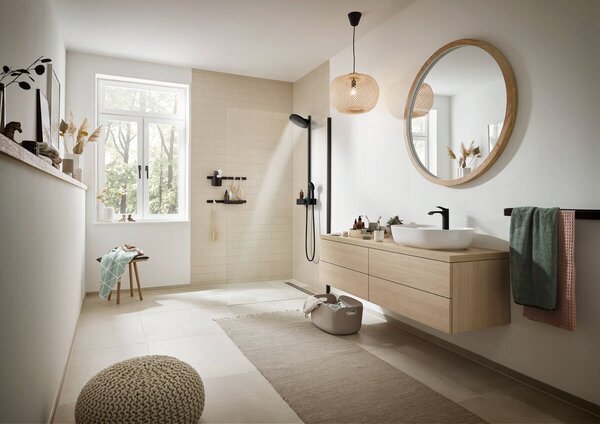 Hansgrohe WallStoris - Vešiak na uterák, čierna matná 27926670