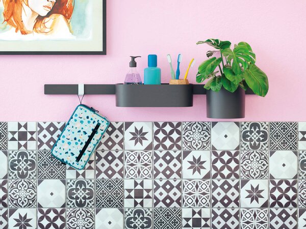 Hansgrohe WallStoris - Háčiky na uterák, široké, čierna matná 27914670