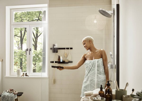 Hansgrohe WallStoris - Stierka, čierna matná 27916670