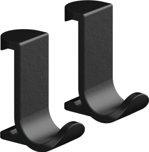 Hansgrohe WallStoris - Háčiky na uterák, široké, čierna matná 27914670