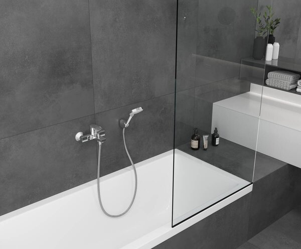 Hansgrohe Vernis Shape - Páková vaňová batéria nástenná, chróm 71450000