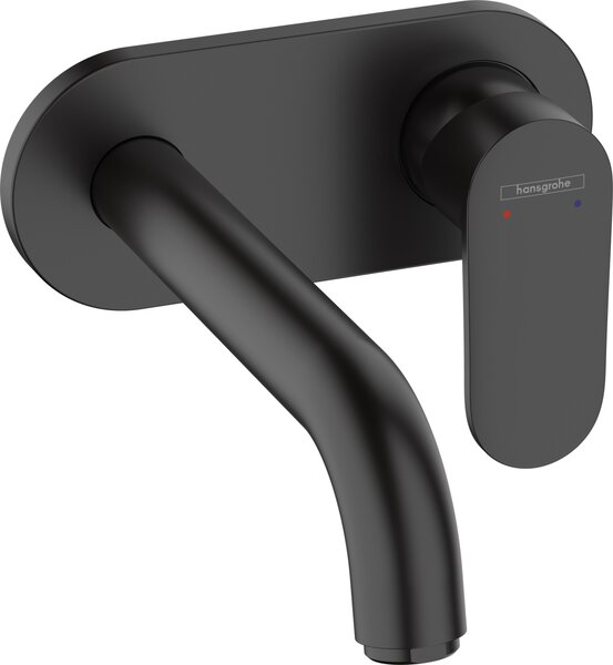 Hansgrohe Vernis Blend - Páková umývadlová batéria pod omietku s ramenom 207 mm, čierna matná 71576670