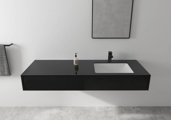Hansgrohe Vernis Shape - Páková umývadlová batéria 100 bez odtokovej súpravy, čierna matná 71569670