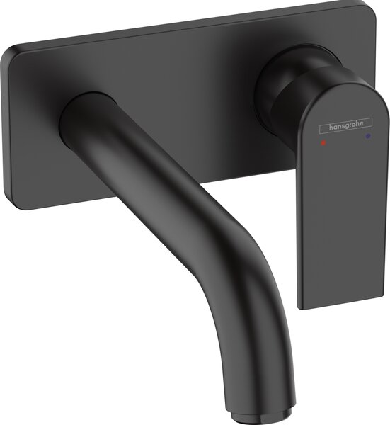 Hansgrohe Vernis Shape - Páková umývadlová batéria pod omietku s ramenom 207 mm, čierna matná 71578670