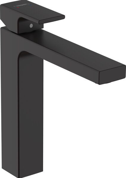 Hansgrohe Vernis Shape - Páková umývadlová batéria 190 bez odtokovej súpravy, čierna matná 71591670
