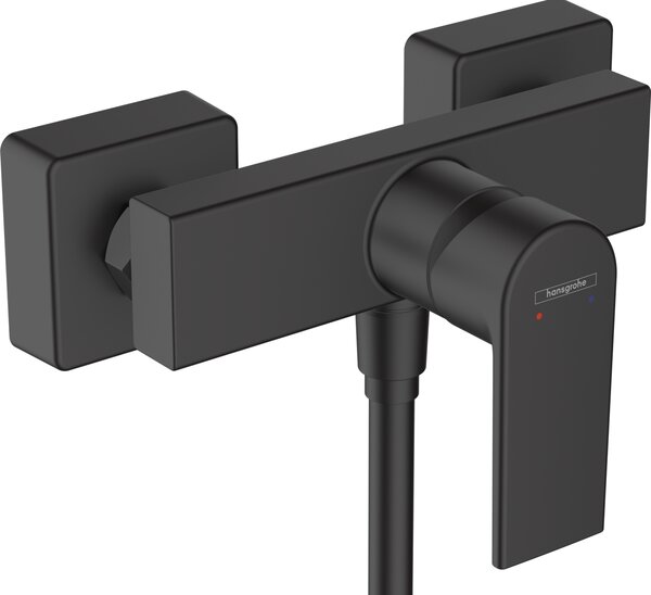 Hansgrohe Vernis Shape - Páková sprchová batéria nástenná, čierna matná 71650670